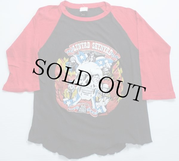 80s LYNYRD SKYNYRD 七分袖 ラグラン バンドTシャツ M 80s LYNYRD SKYNYRD 七分袖 ラグラン バンドTシャツ M