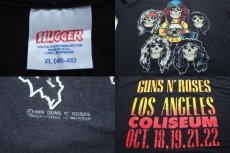 画像3: 80s USA製 GUNS N' ROSESガンズアンドローゼズ バンドTシャツ 黒 XL (3)