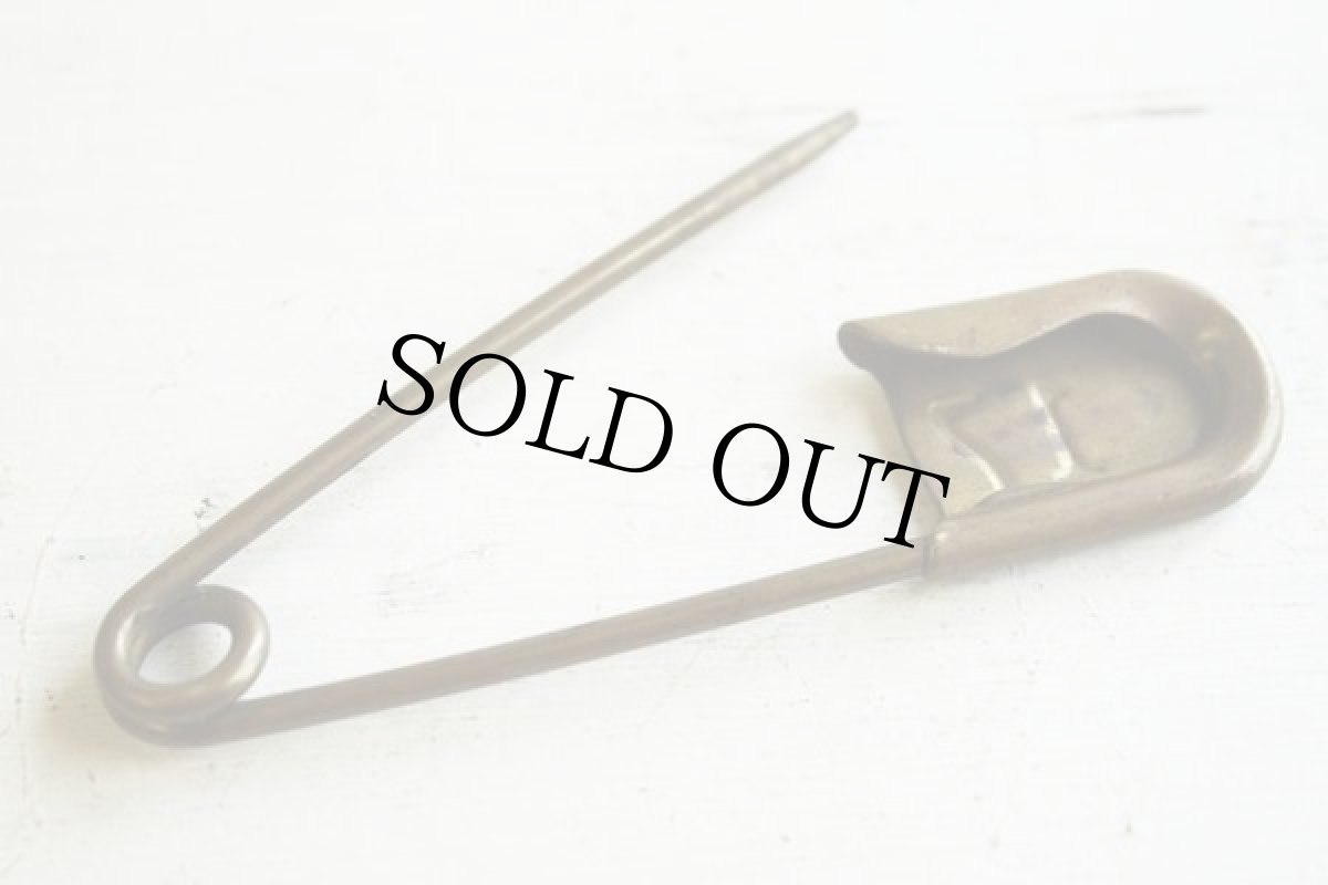 画像2: アンティーク ブラス ランドリーピン (2)