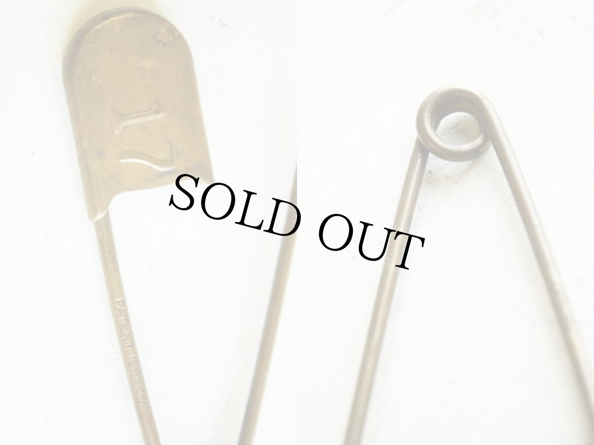 画像3: アンティーク ブラス ランドリーピン (3)