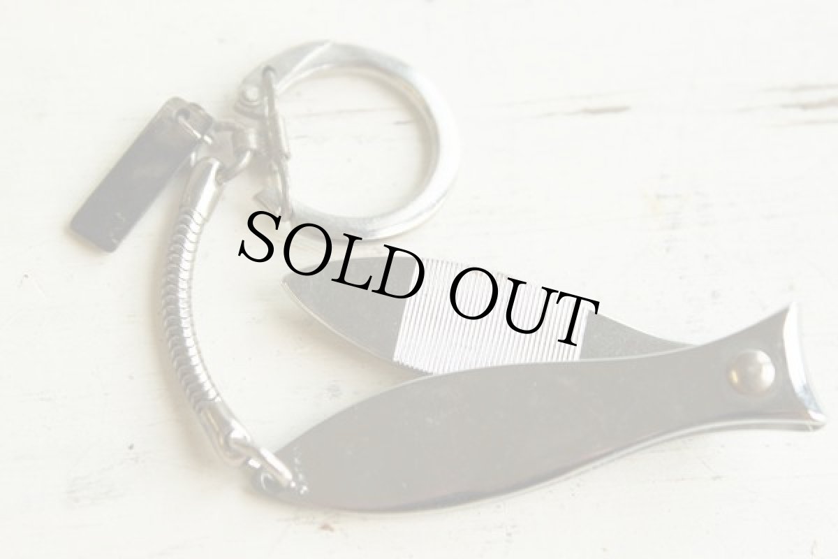 画像2: JAPAN製 ビンテージ 魚 爪切り キーホルダー★キーチェーン (2)