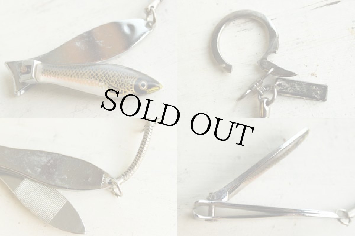 画像3: JAPAN製 ビンテージ 魚 爪切り キーホルダー★キーチェーン (3)