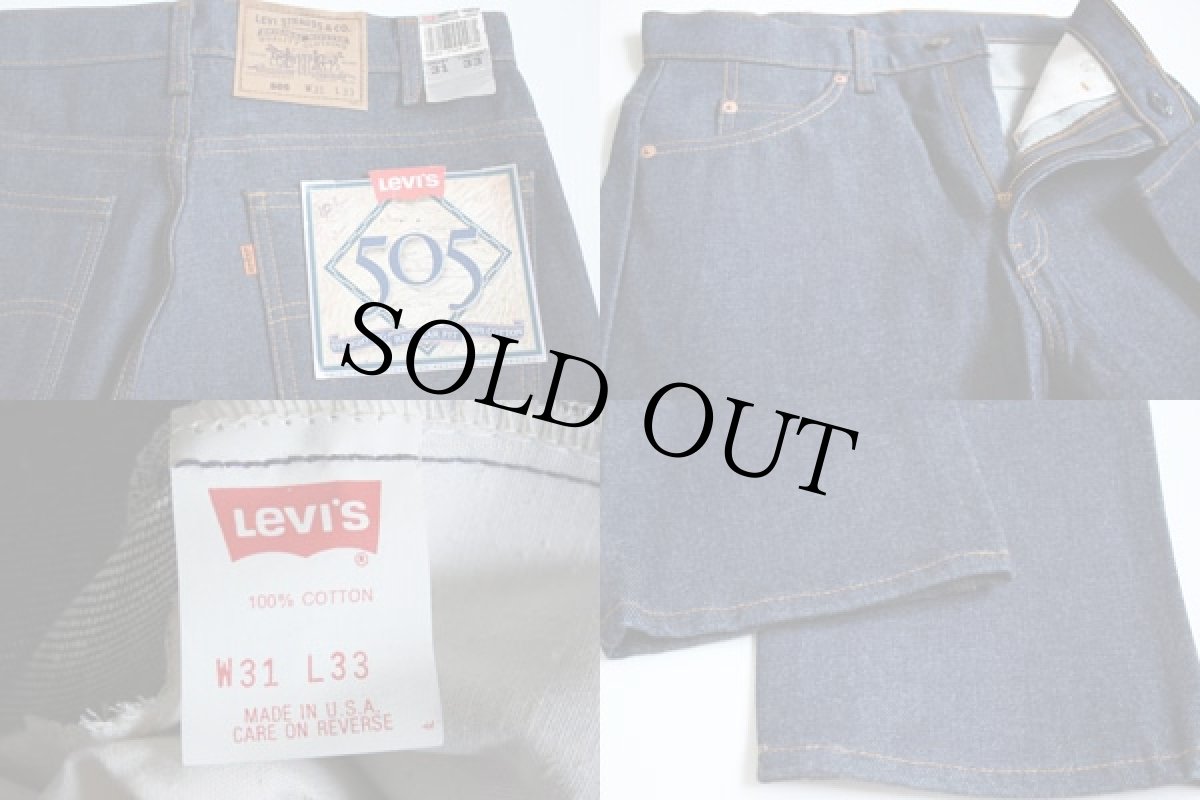 画像3: デッドストック★90s USA製 Levi'sリーバイス 505 デニムパンツ w31 L33 (3)
