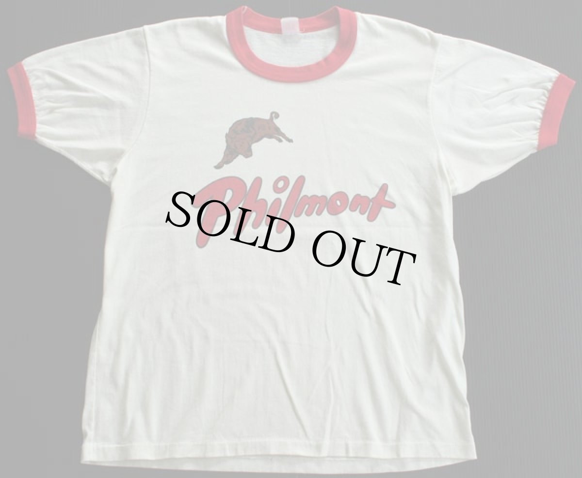 画像2: 70s BSA ボーイスカウト Philmont 染み込みプリント リンガーTシャツ (2)