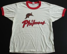 画像2: 70s BSA ボーイスカウト Philmont 染み込みプリント リンガーTシャツ (2)