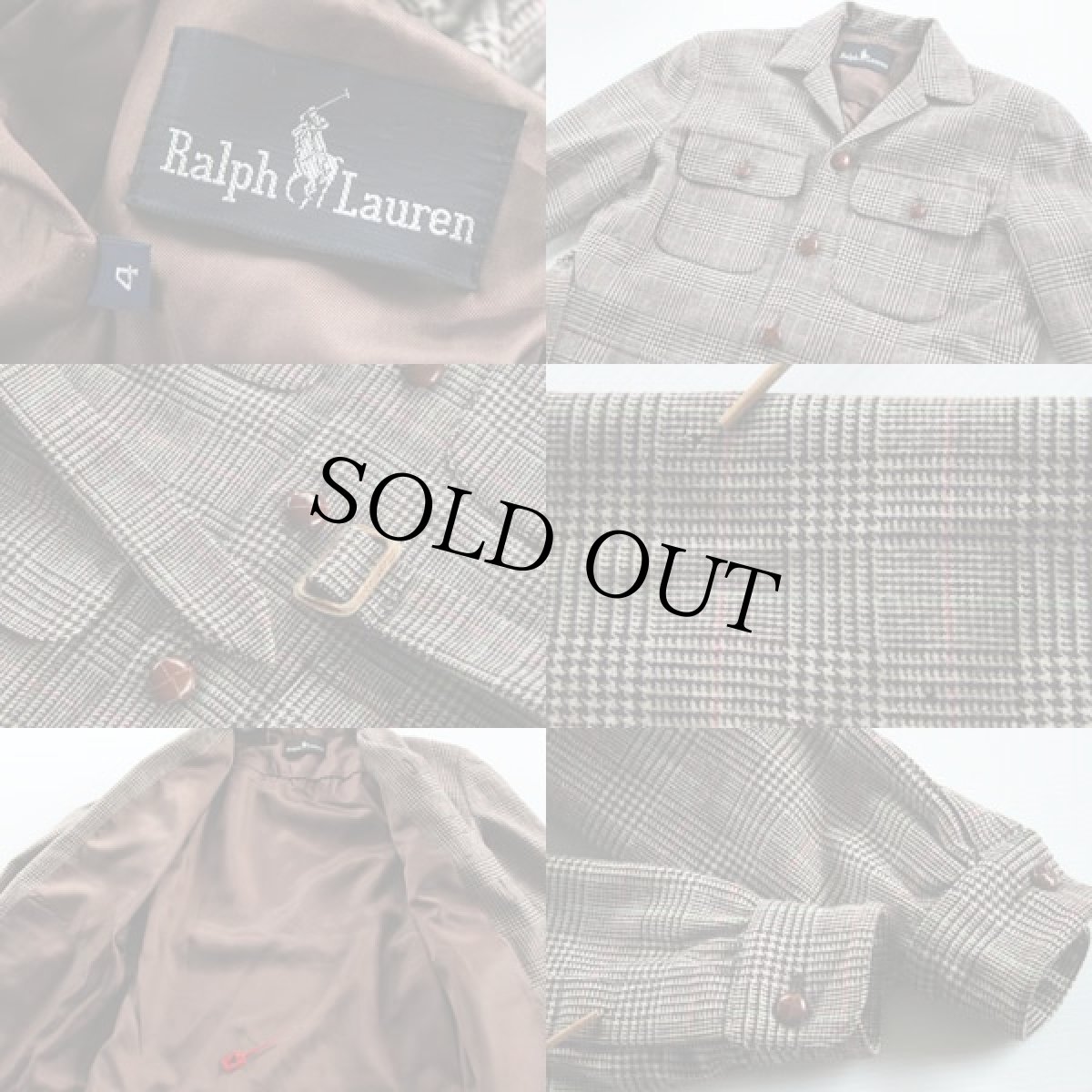 画像3: 90s ラルフローレン ツイード ウールジャケット 4 (3)