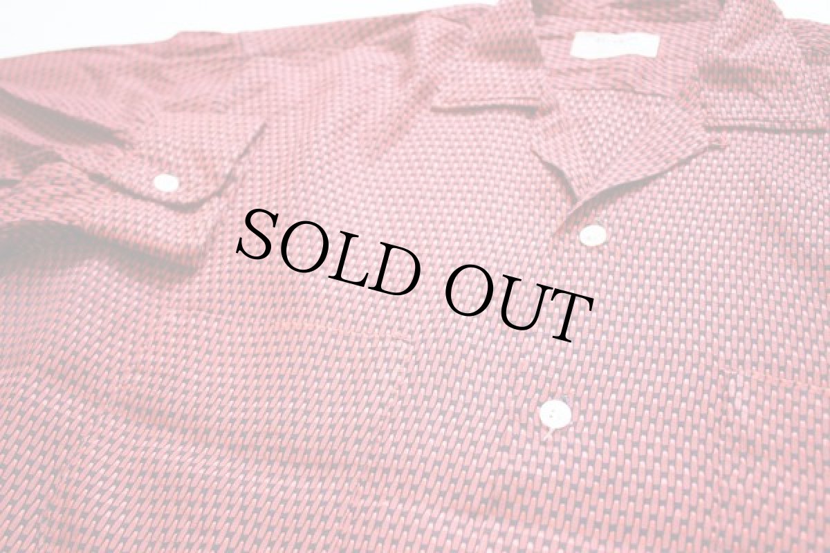 画像2: 50s Dunhill レーヨンシャツ 総柄 L (2)