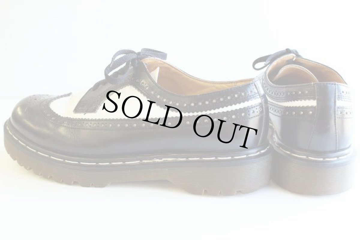 画像2: 英国製 DR.MARTENSドクターマーチン ウイングチップ レザーシューズ UK10 (2)