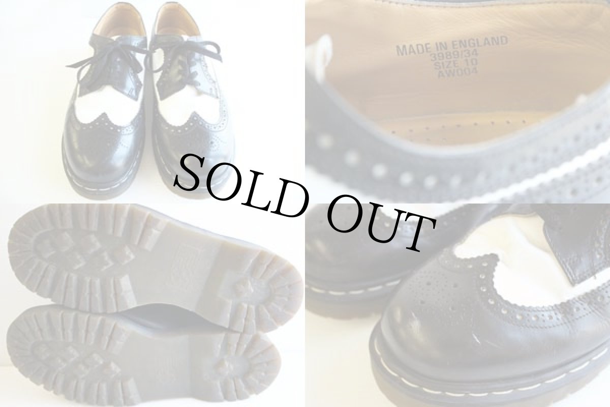 画像3: 英国製 DR.MARTENSドクターマーチン ウイングチップ レザーシューズ UK10 (3)