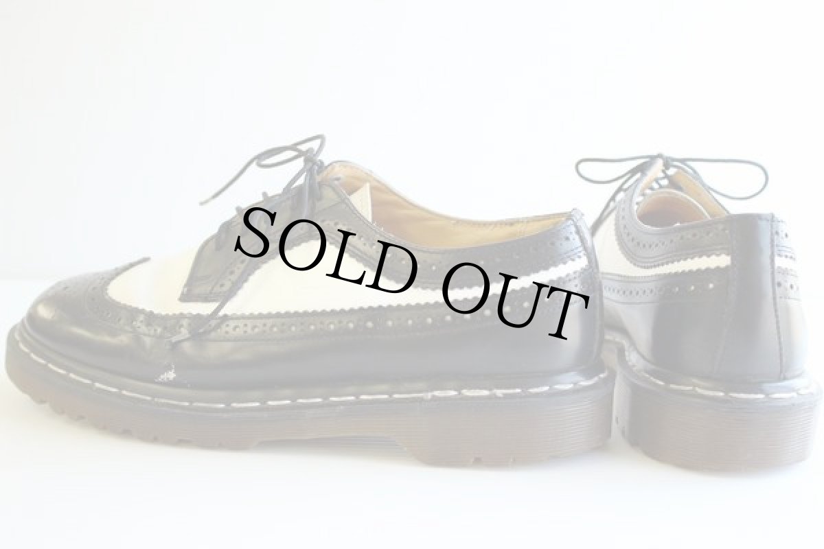 画像2: 英国製 DR.MARTENSドクターマーチン ウイングチップ レザーシューズ UK8 (2)