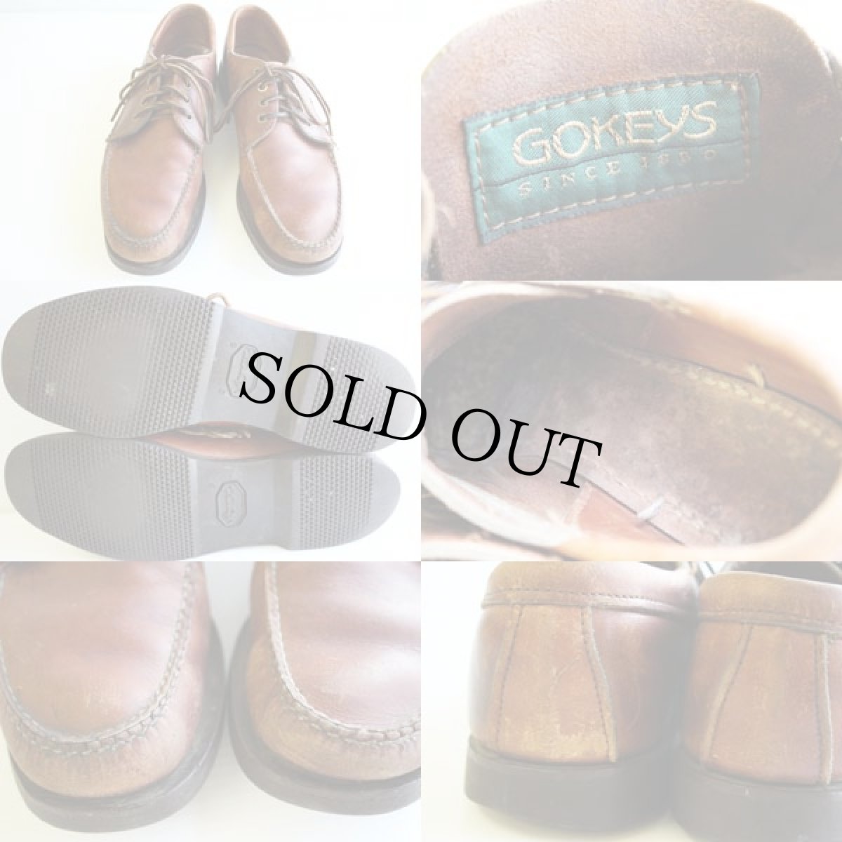 画像3: GOKEYSゴーキー モカシン レザーシューズ 茶 (3)