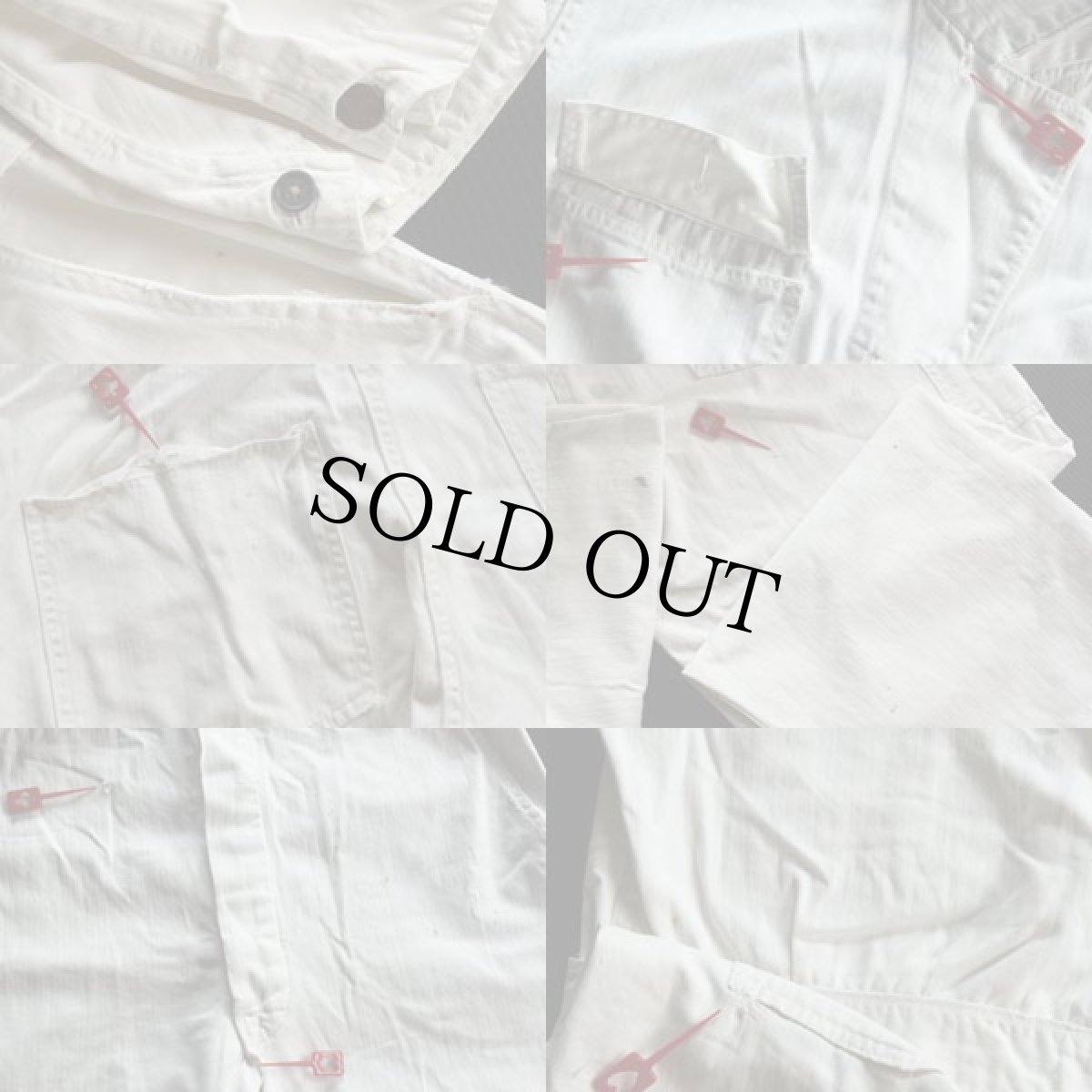 画像3: 50s WOODALLS 刺繍入り HBT ヘリンボーンツイル オールインワン★つなぎ (3)