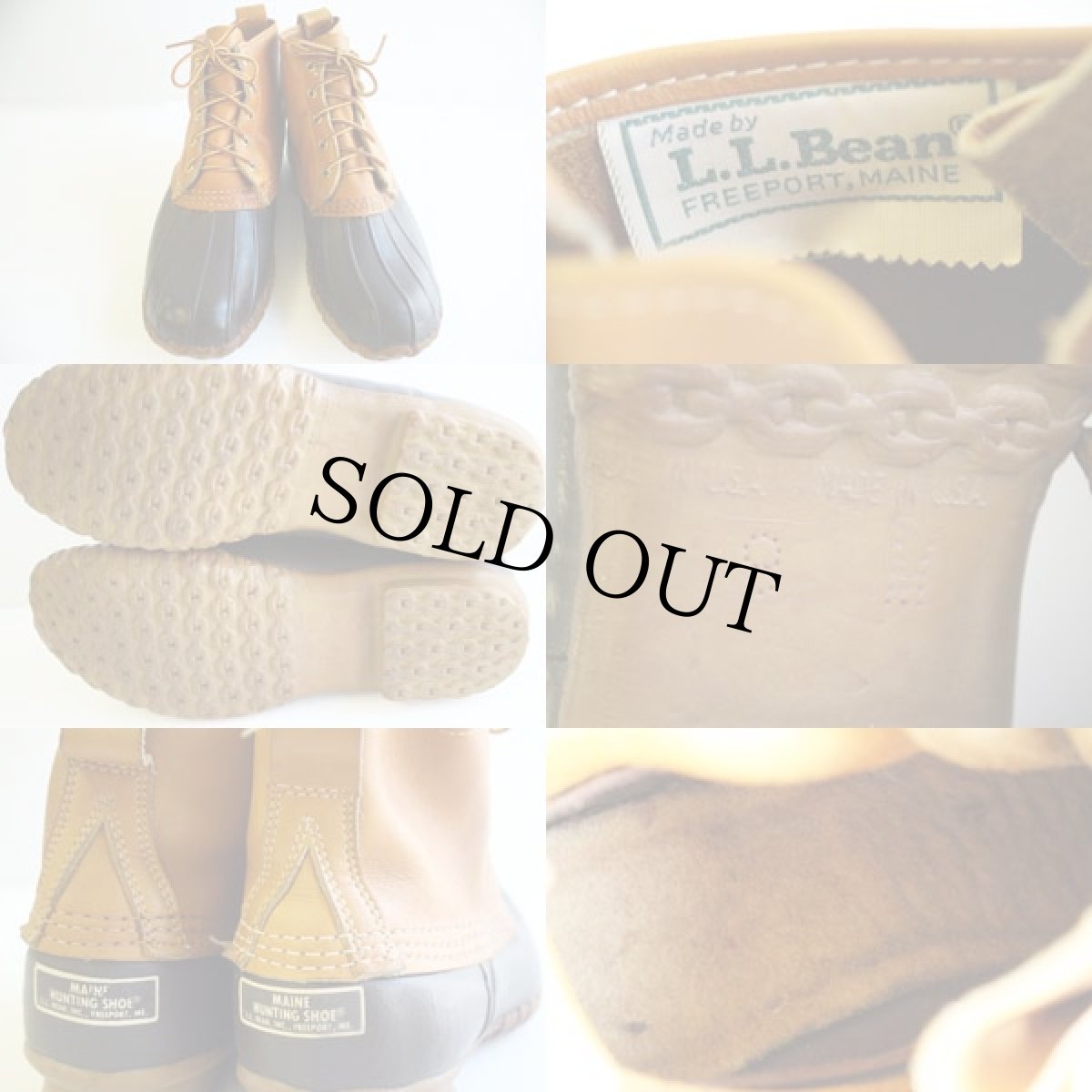 画像3: 80s L.L.Bean メインハンティング ビーンブーツ 9 M (3)