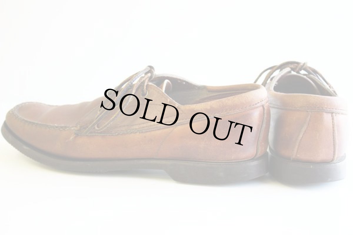 画像2: GOKEYSゴーキー モカシン レザーシューズ 茶 (2)