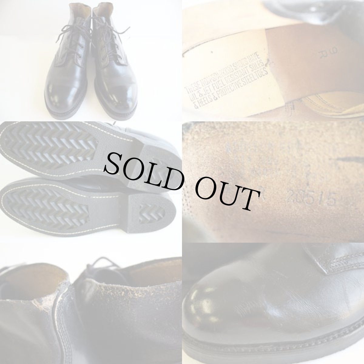 画像3: 70s 米軍 チャッカブーツ 黒 9 R (3)