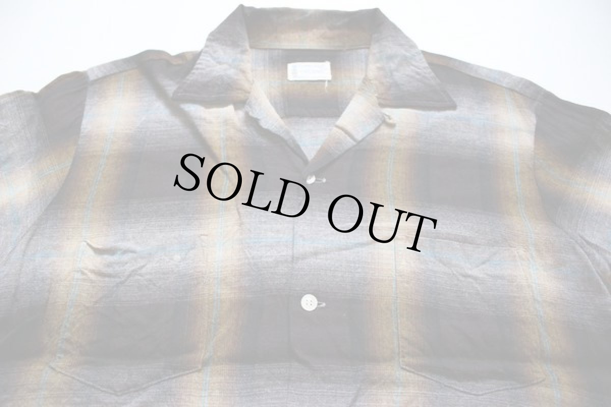 画像2: 60s Penneys TOWNCRAFT オンブレチェック レーヨンシャツ M (2)