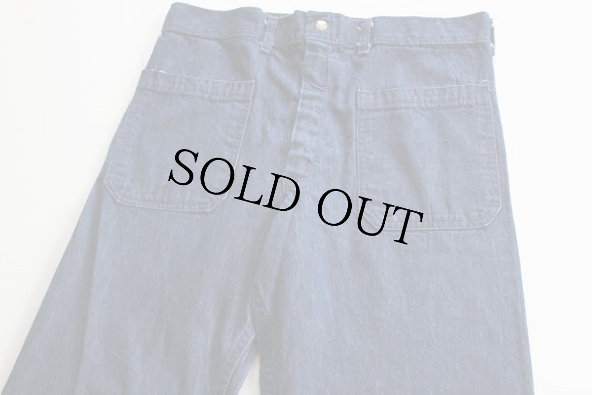 画像2: 70s USA製 seafarer デニムパンツ w33 (2)