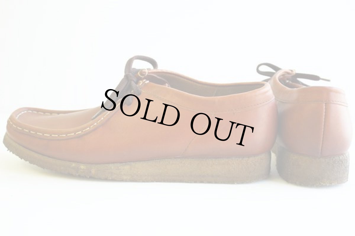 画像2: アイルランド製 Clarksクラークス ワラビー レザーシューズ (2)