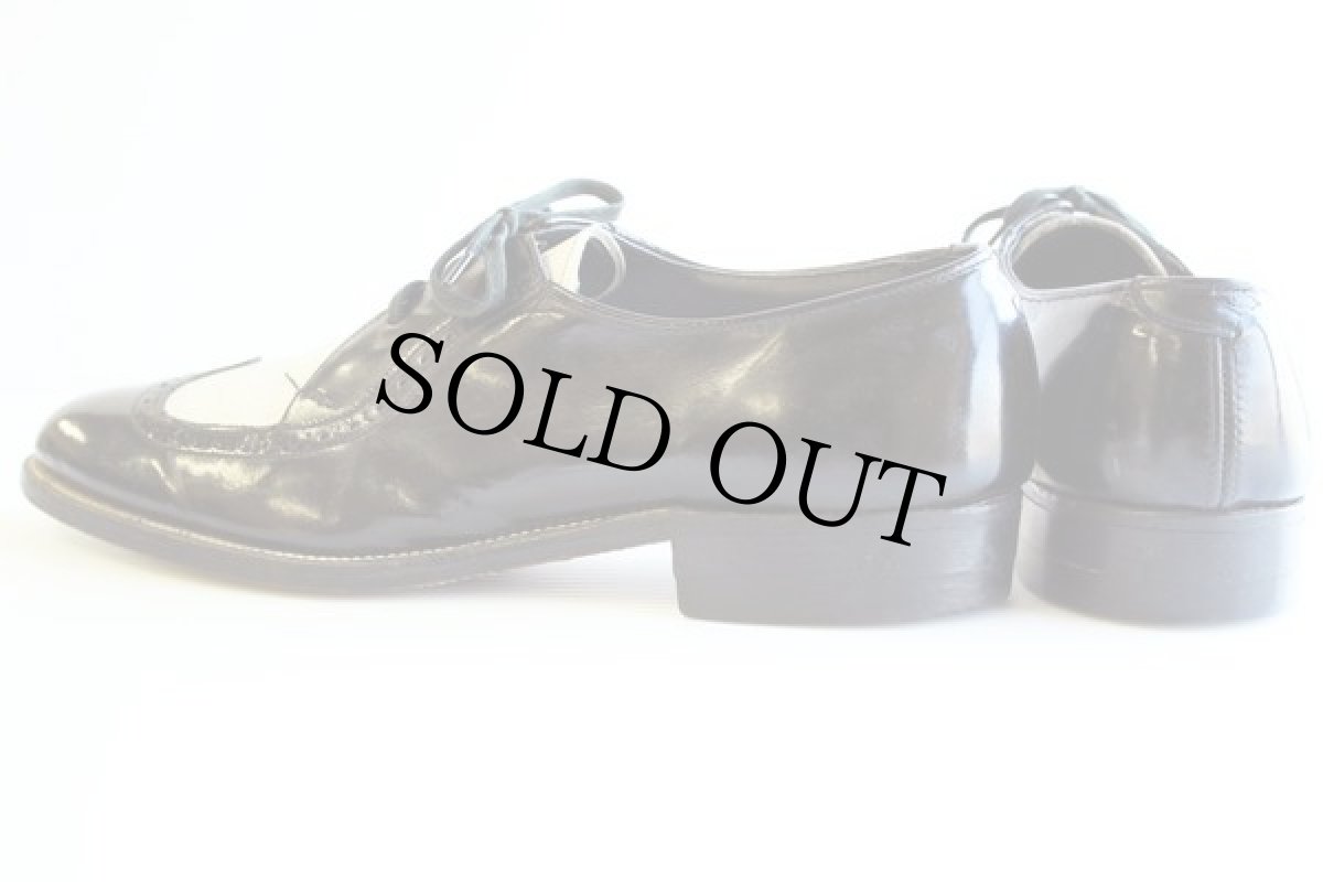 画像2: STACY ADAMS ウイングチップ レザーシューズ 7.5 D★革靴 (2)