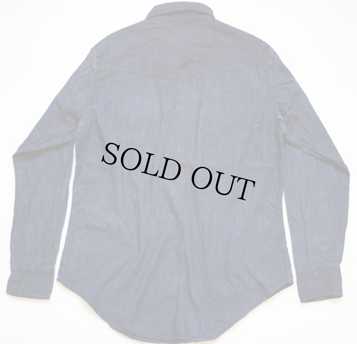 画像2: 60s Sears ROEBUCKS デニム ウエスタンシャツ (2)