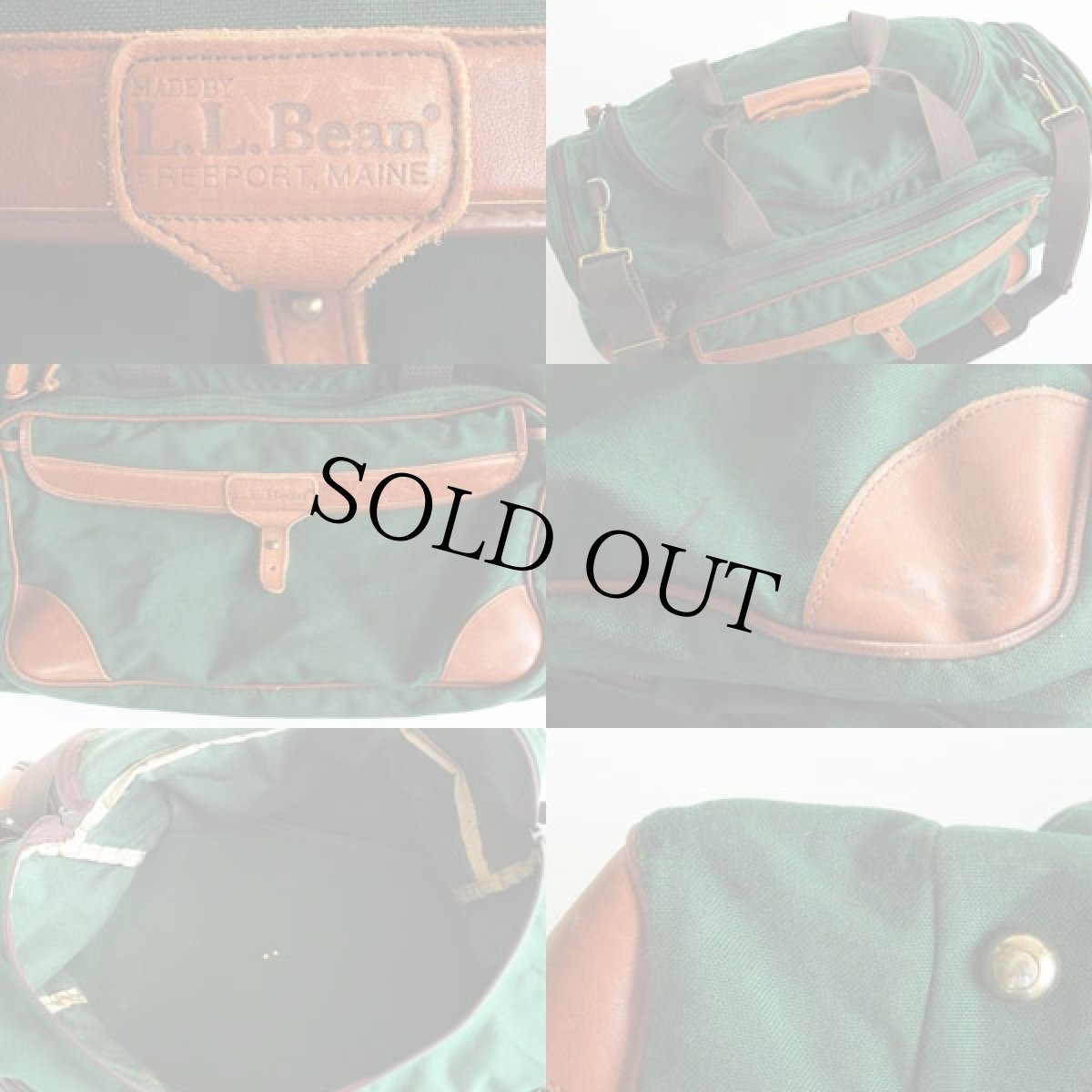 画像3: L.L.Bean 2WAY ダッフルバッグ 緑 (3)