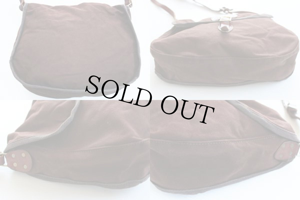 画像2: USA製 DULUTH PACKダルースパック キャンバス ショルダーバッグ 焦げ茶 (2)