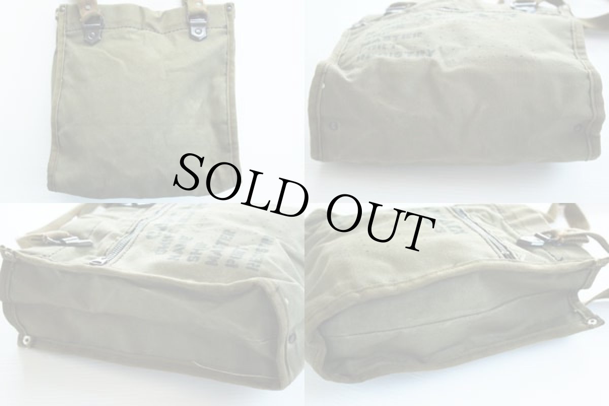 画像2: ビンテージ ステンシル ショルダーバッグ オリーブグリーン (2)