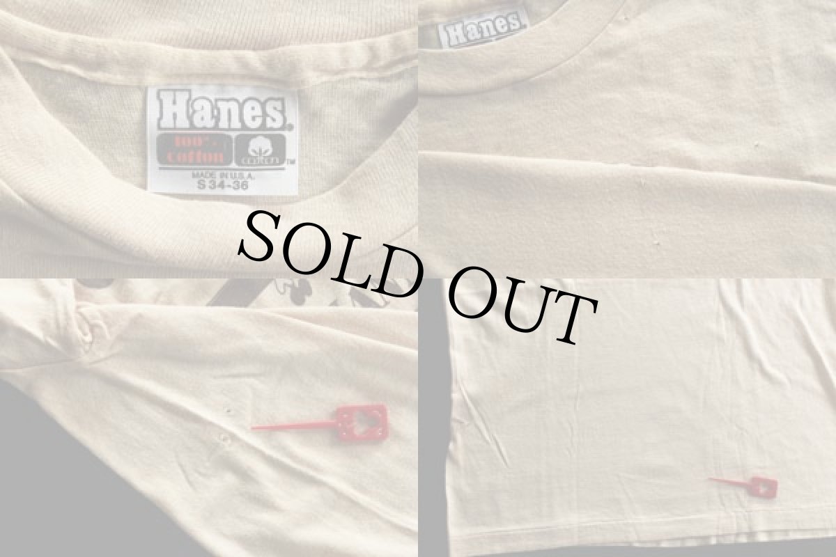 画像3: 80s USA製 CHIPOLA AVIATION 飛行機 染み込みプリント コットンTシャツ S (3)