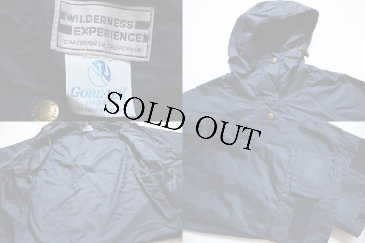 画像3: 80s WILDERNESS EXPERIENCE GORE-TEXゴアテックス ナイロン マウンテンパーカー 紺 (3)