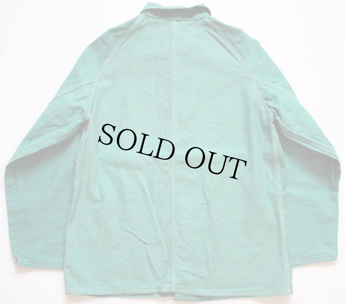 画像2: 70s SAFETY APPAREL ステンシル カバーオール S (2)