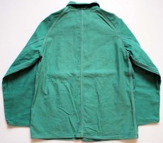 画像2: 70s SAFETY APPAREL ステンシル カバーオール S (2)