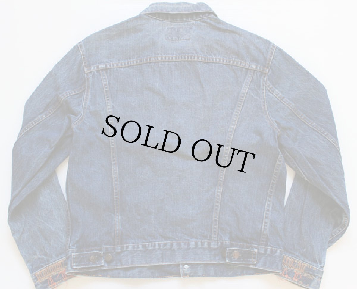 画像2: 70's Levi'sリーバイス 70505 刺繍 デニムジャケット 42 (2)
