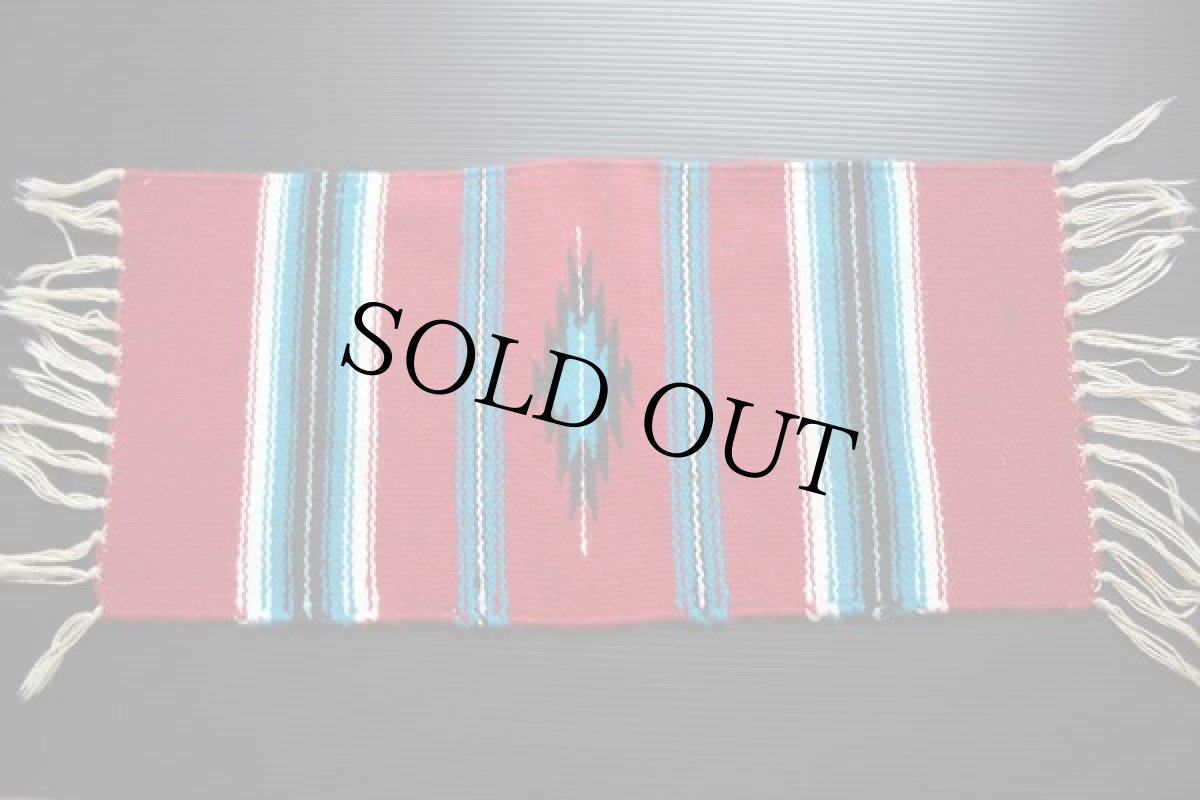 画像2: AMERICRAFT ネイティブ柄 チマヨ ラグ マット (2)