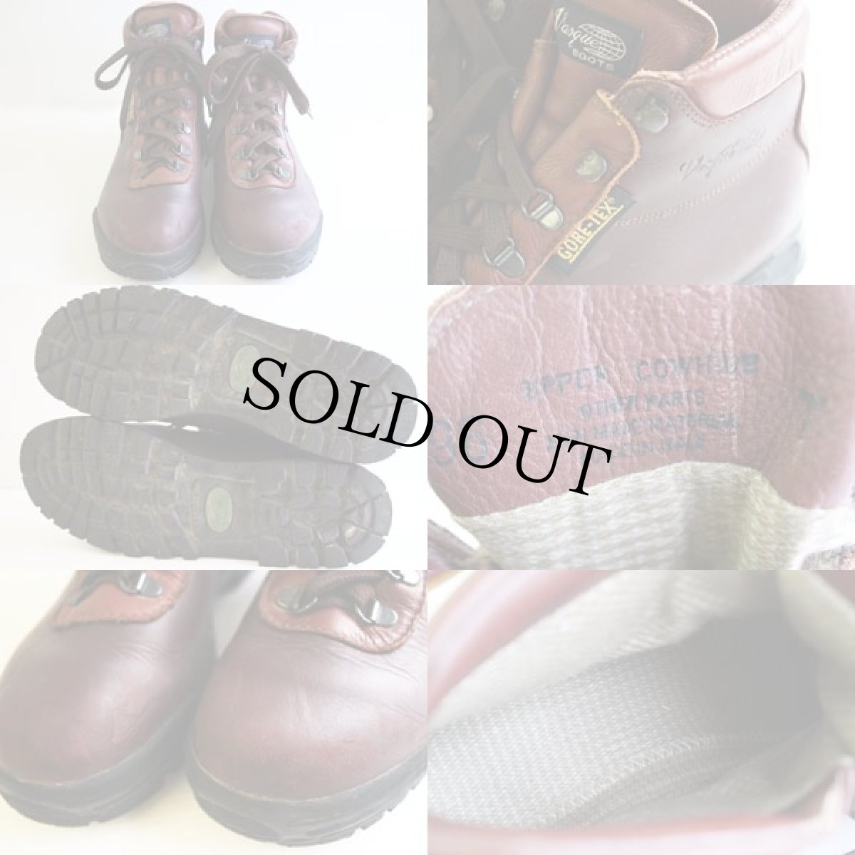 画像3: イタリア製 Vasqueバスク トレッキングブーツ サンダウナー バーガンディ 8.5M (3)