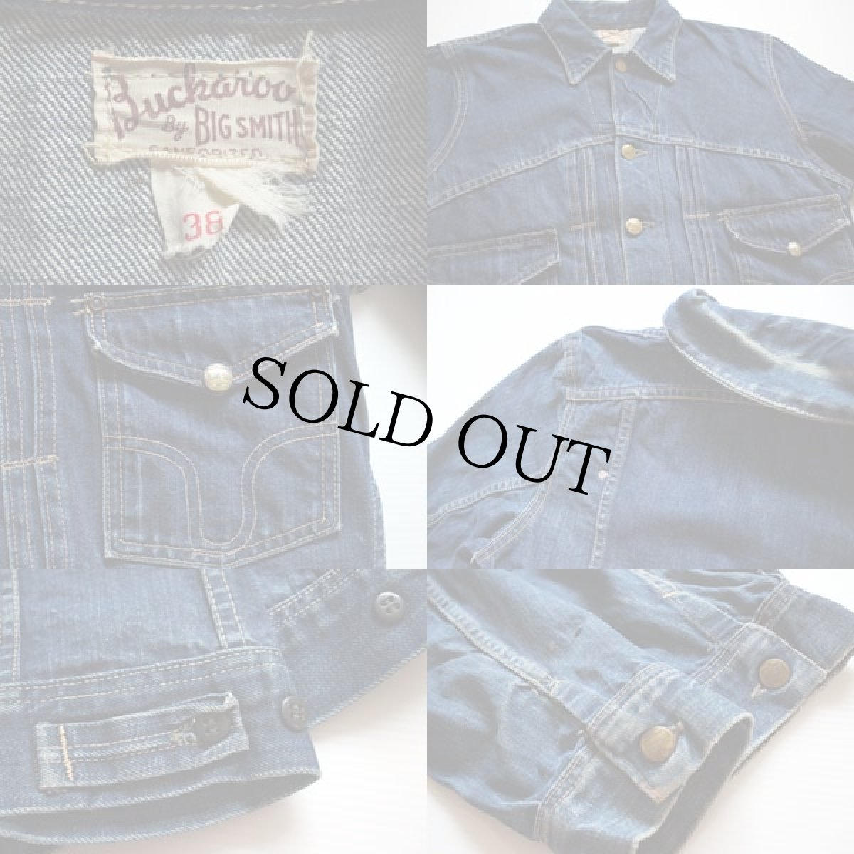 画像3: 60s Buckaroo BIG SMITHビッグスミス デニムジャケット 38 (3)