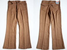 画像2: デッドストック★70s USA製 LEVI'Sリーバイス BIGE STA-PRESTスタプレ パンツ w33 (2)