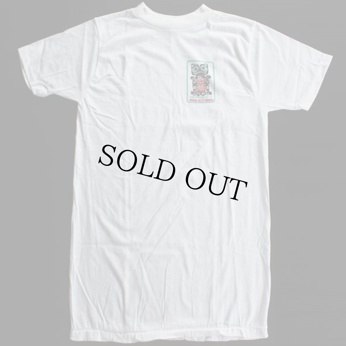 画像2: デッドストック★60s BSA ボーイスカウト 染み込みプリント コットンTシャツ 白 S (2)