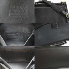 画像3: USA製 COACH オールド コーチ レザー ブリーフケース 黒★5266 (3)