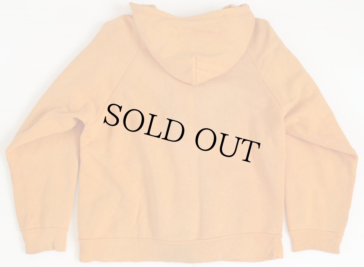 画像2: 70s ポーランド製 UNKNOWN スウェット ジップパーカー オレンジ (2)