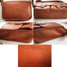 画像2: USA製 COACH オールド コーチ レザー ショルダーバッグ 茶★5281 (2)