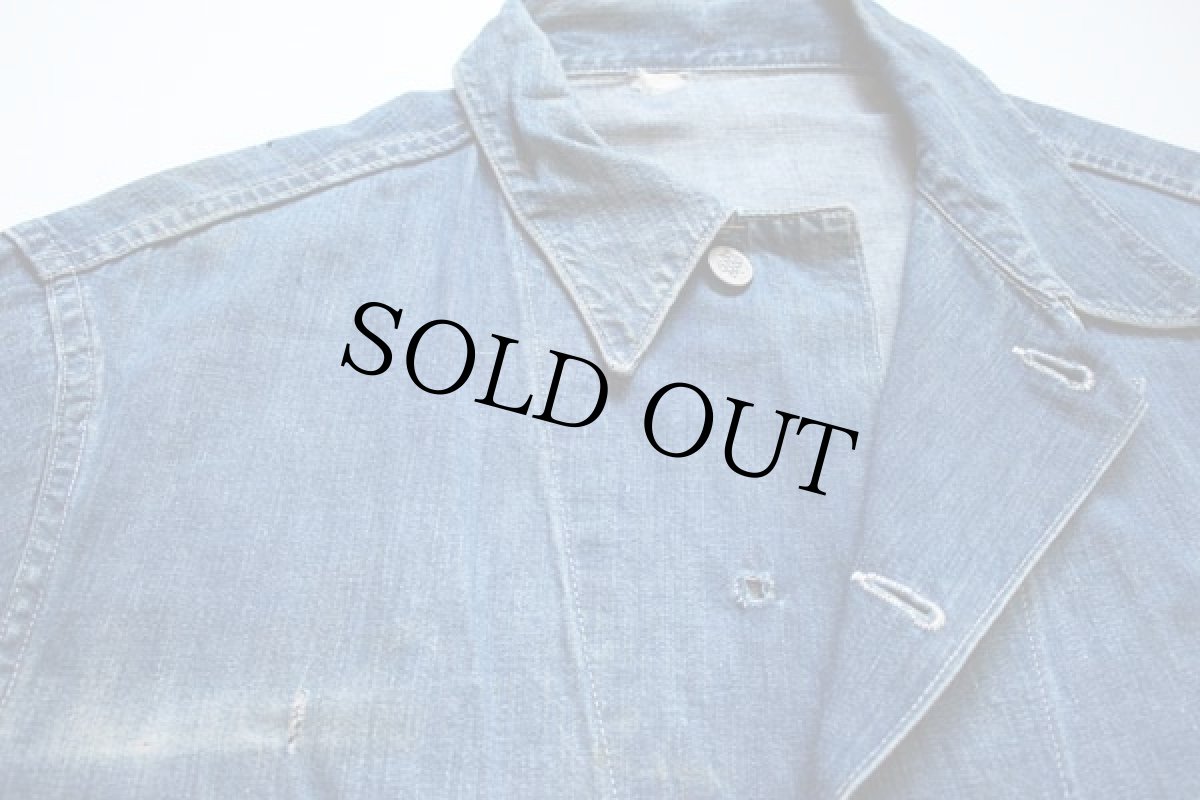 画像3: 40s U.S.ARMY デニム カバーオール★WW2 (3)