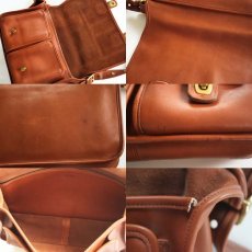 画像3: USA製 COACH オールド コーチ レザー ショルダーバッグ 茶★5281 (3)