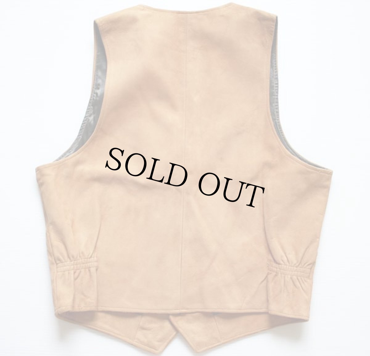 画像2: 50s USA製 Desert Suedes スエード レザーベスト 40★鹿革 (2)