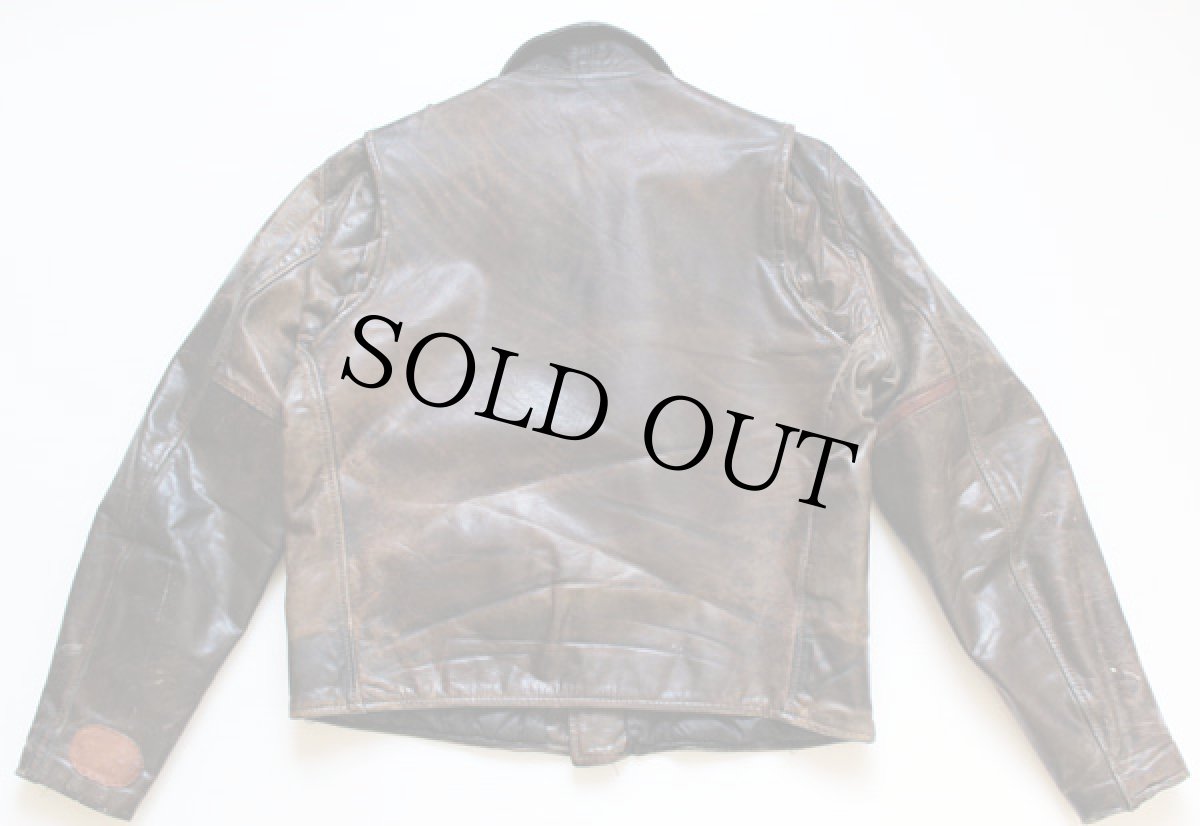 画像2: 60s POLARIS ダブルライダース レザージャケット (2)