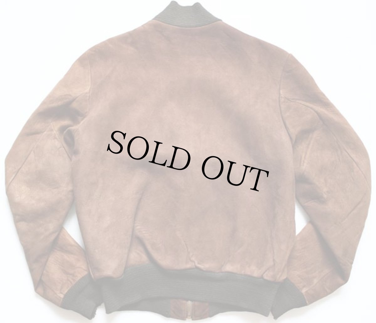 画像2: 50's UNKNOWN スエード レザージャケット 茶 (2)