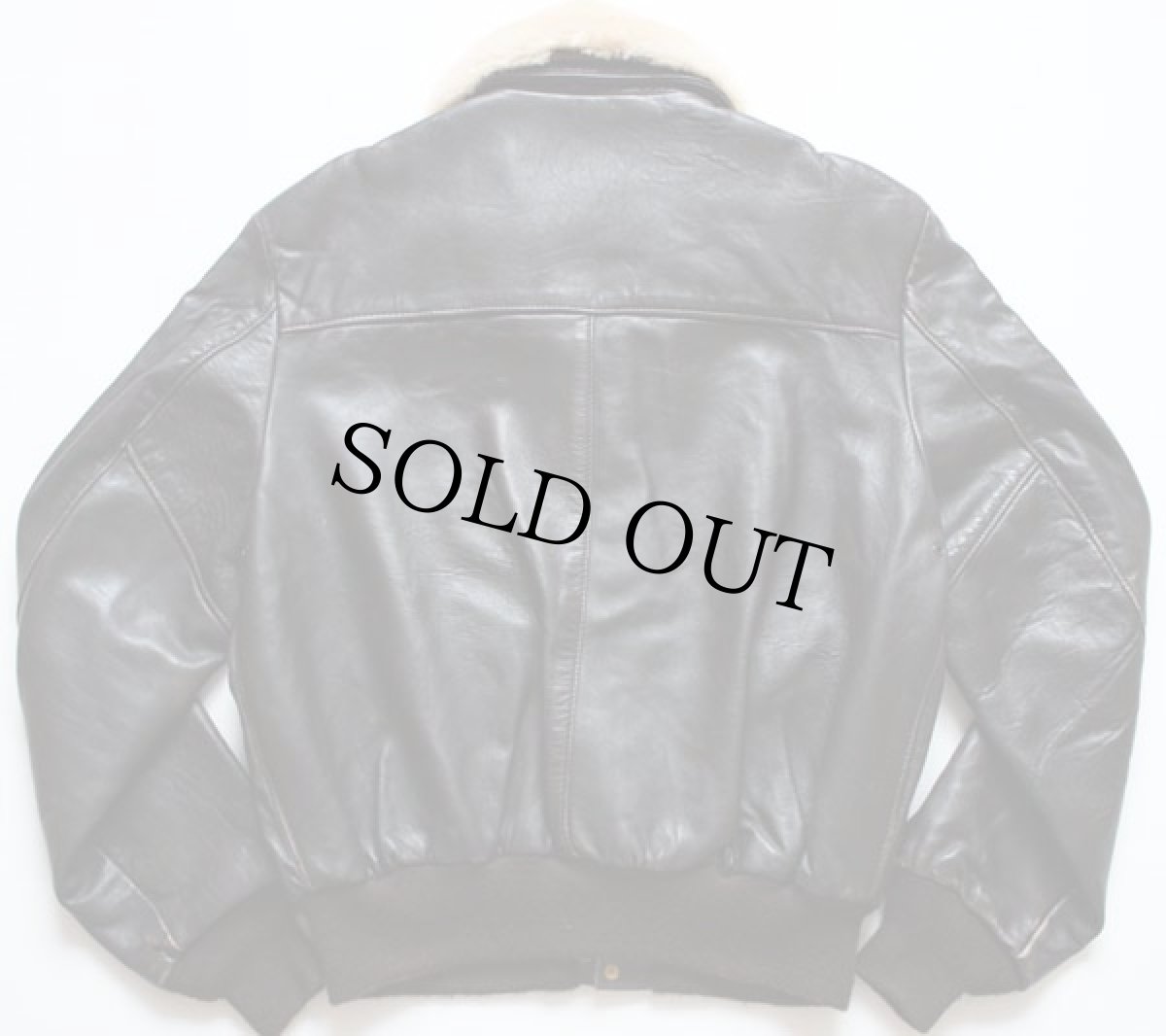 画像2: USA製 Schottショット フライト レザージャケット 40★A-2 (2)