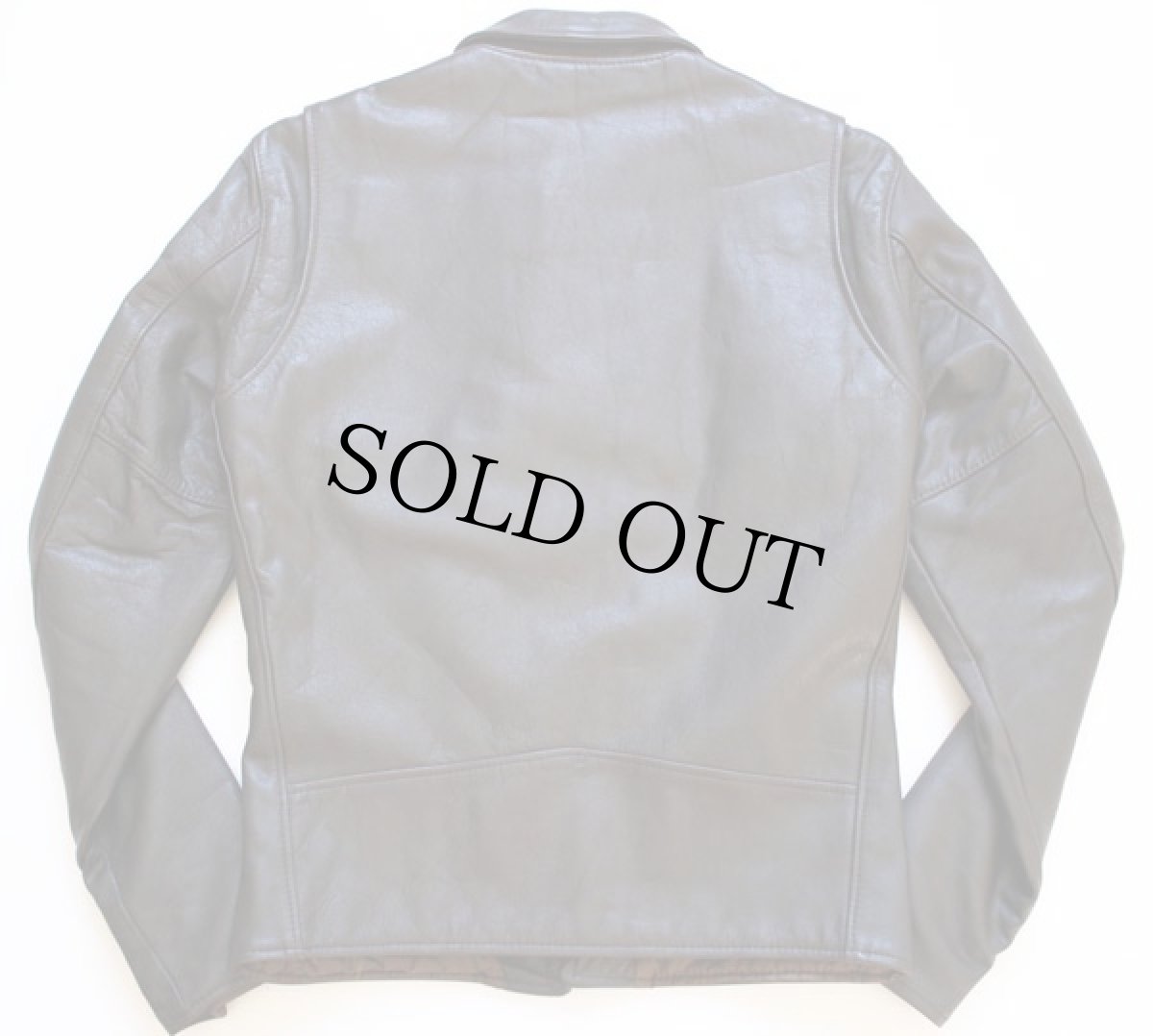 画像2: 70s Berman's レザージャケット 茶 36 (2)