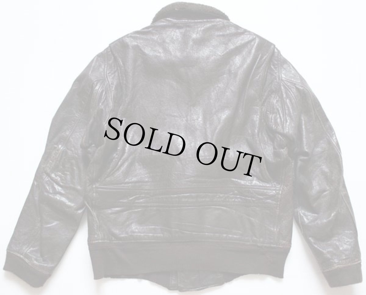 画像2: 50s 米軍 U.S.NAVY G-1 フライト レザージャケット 42 (2)