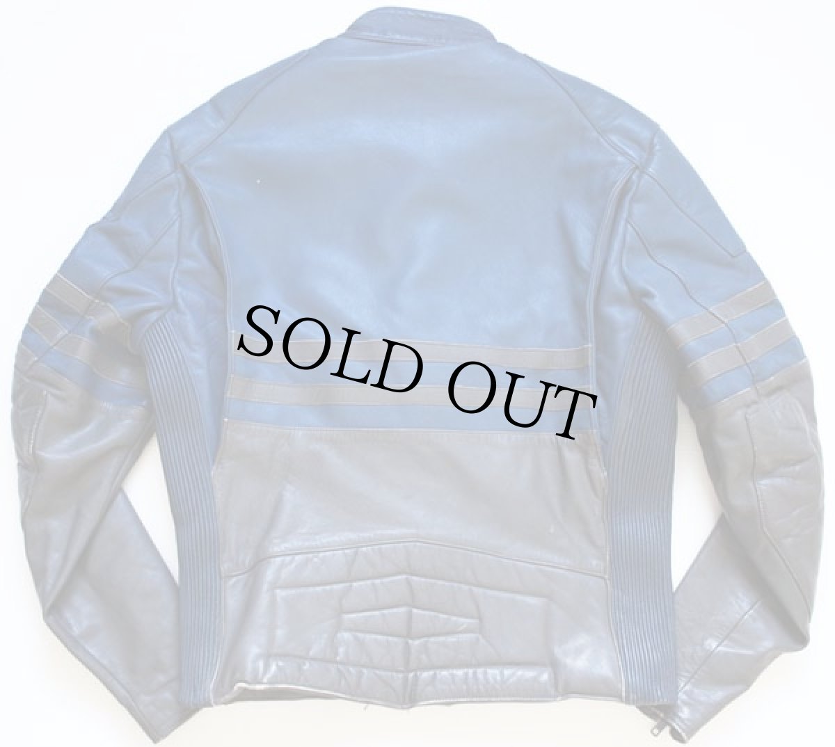 画像2: 80s MOTO-X FOX モトクロス レザージャケット L★ライダース (2)