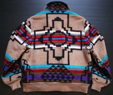 画像2: 80s PENDLETONペンドルトン ネイティブ柄 ウールジャケット L (2)